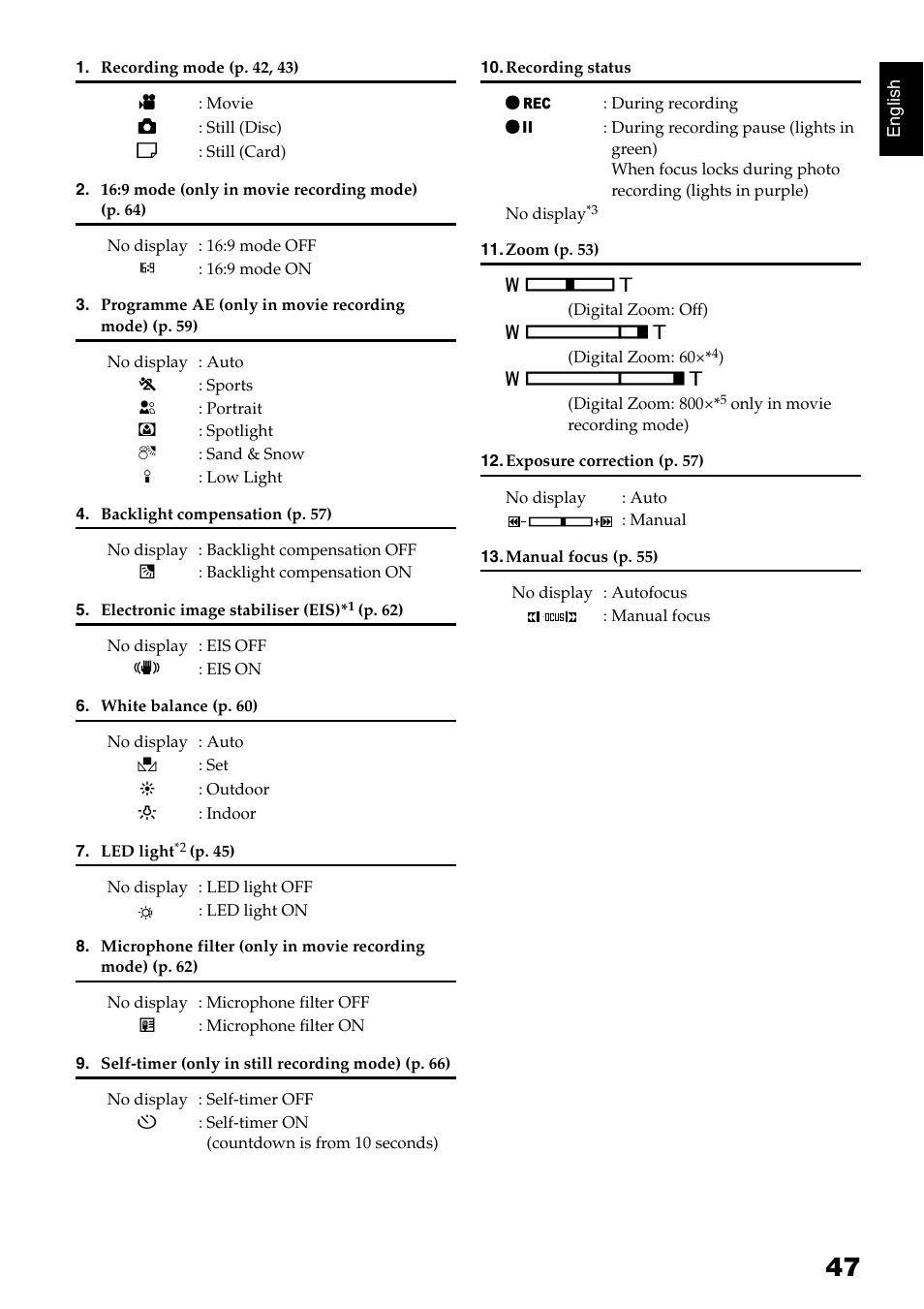 Hitachi DZ-GX5040E User Manual | Page 47 / 155