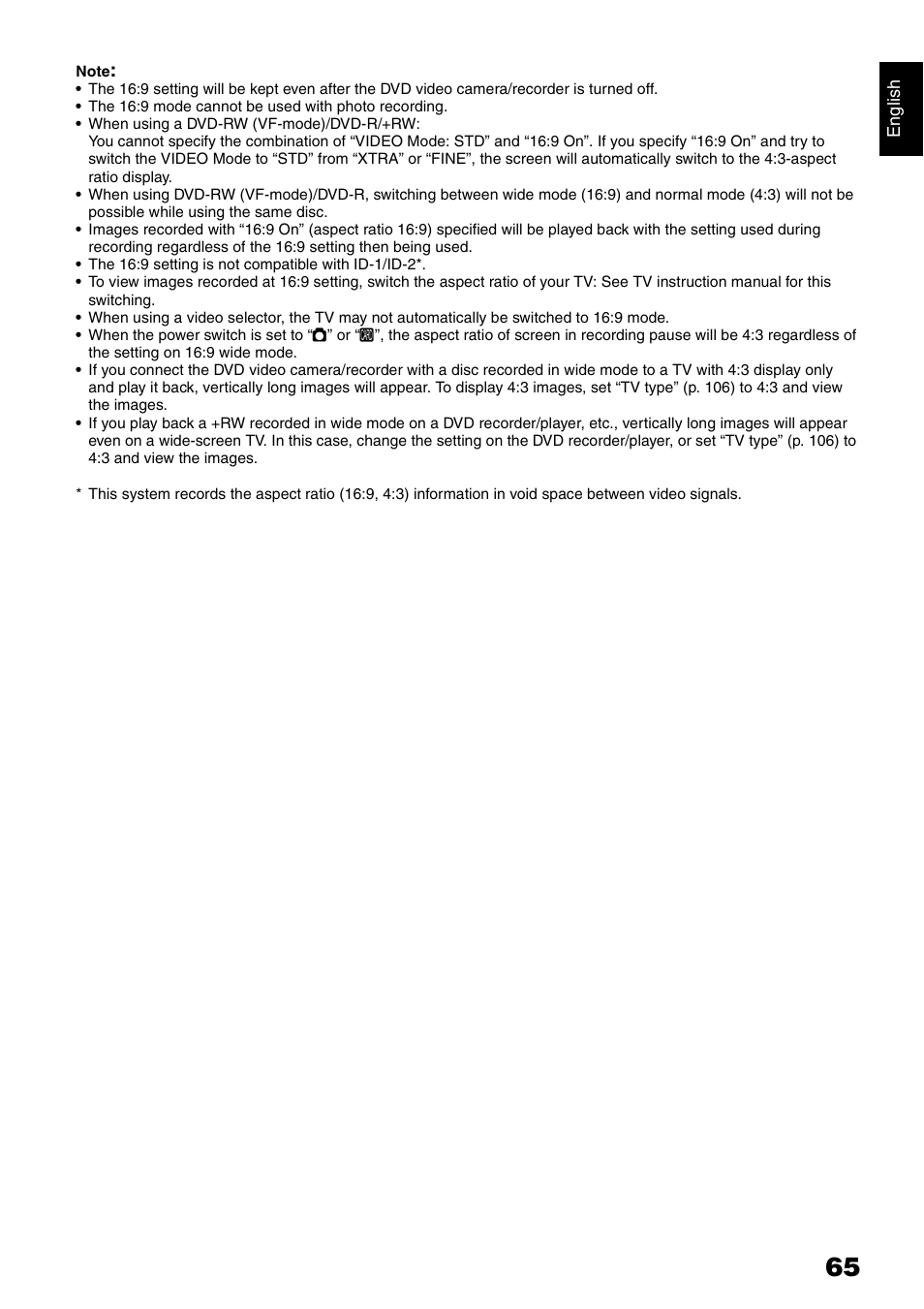 Hitachi DZ-GX5040E User Manual | Page 65 / 155