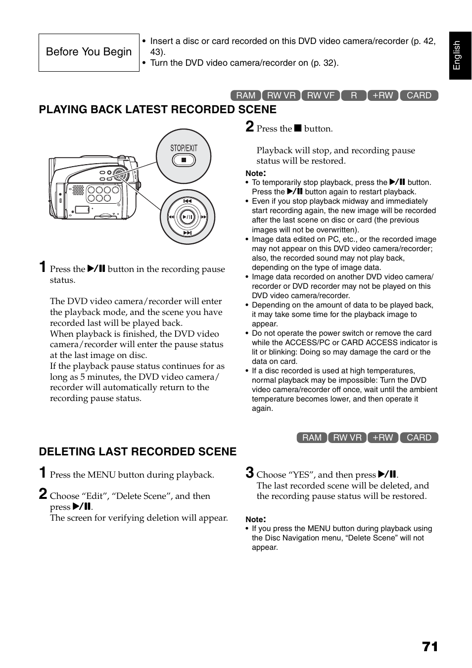 Hitachi DZ-GX5040E User Manual | Page 71 / 155