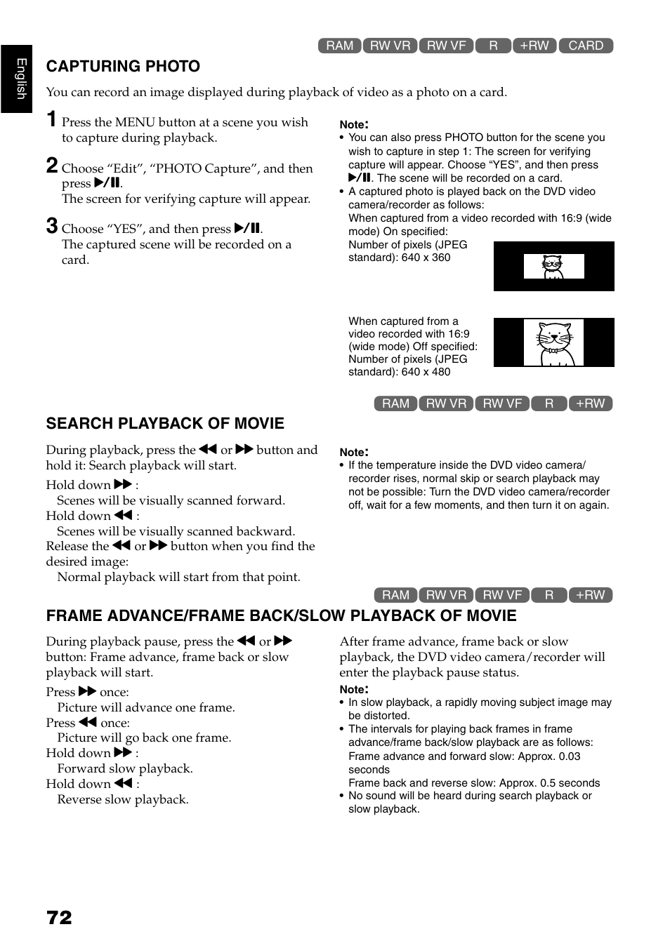 Hitachi DZ-GX5040E User Manual | Page 72 / 155