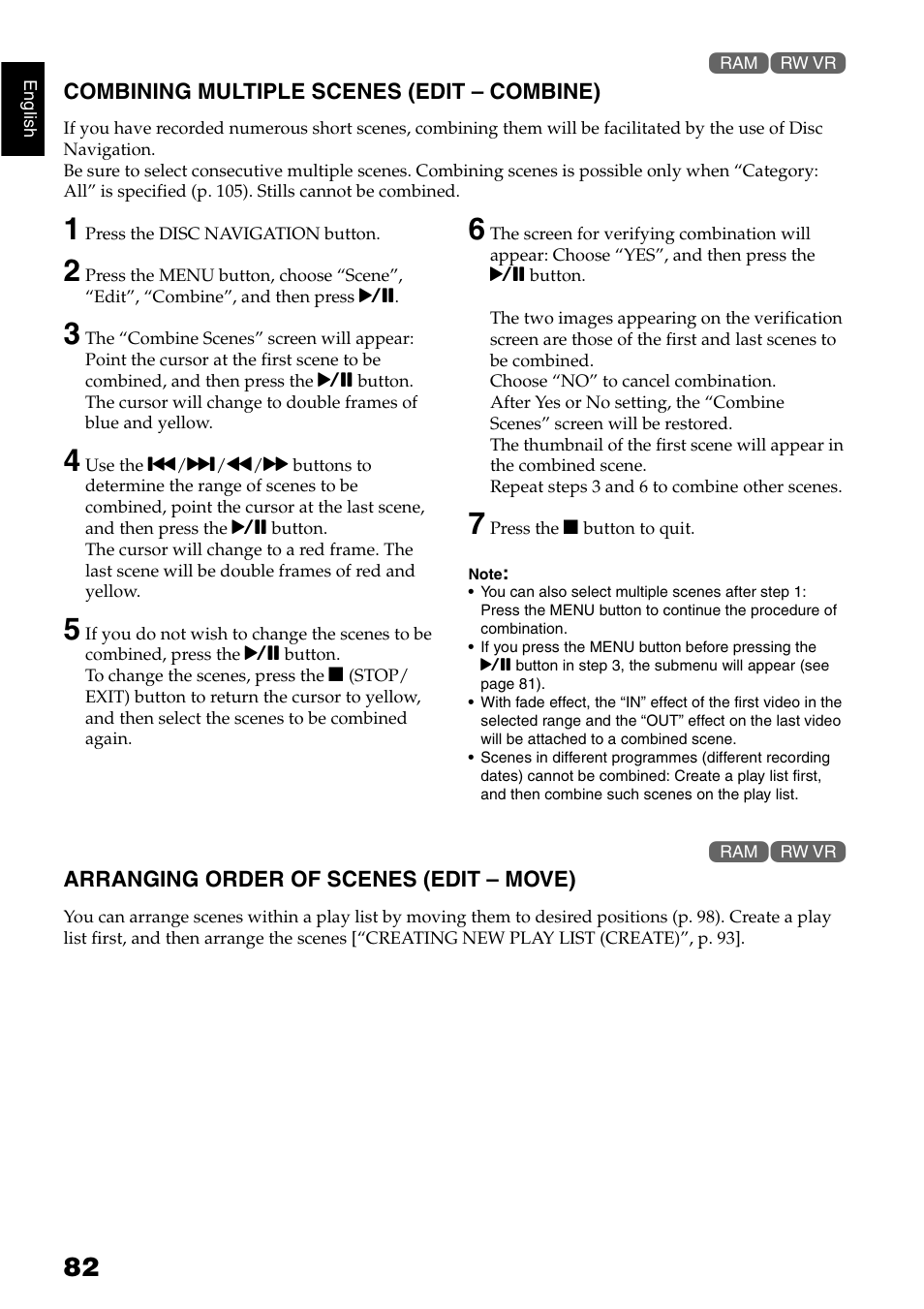 Hitachi DZ-GX5040E User Manual | Page 82 / 155