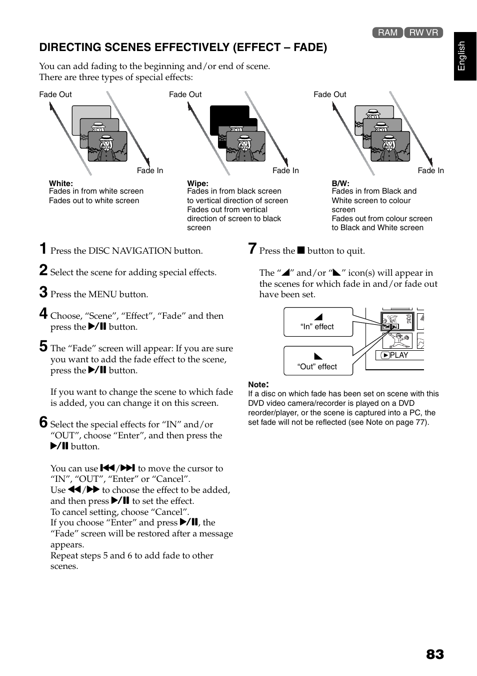 Hitachi DZ-GX5040E User Manual | Page 83 / 155