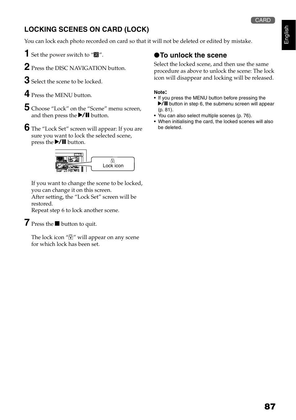 Hitachi DZ-GX5040E User Manual | Page 87 / 155