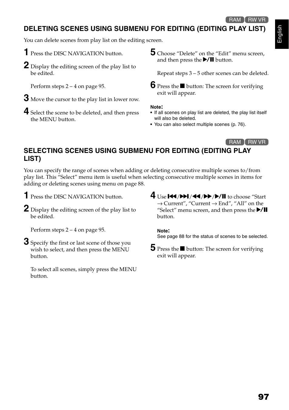 Hitachi DZ-GX5040E User Manual | Page 97 / 155