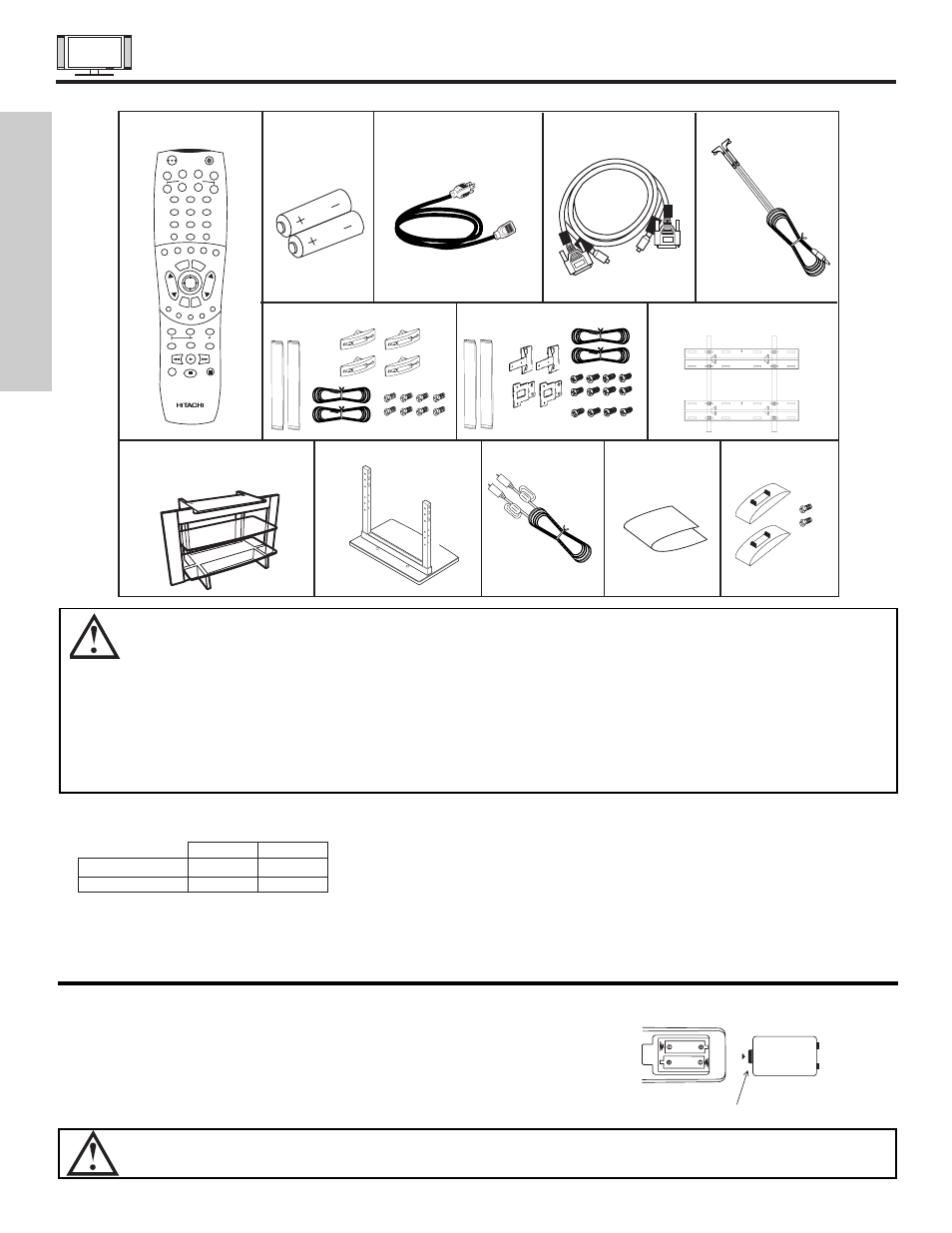 Accessories, First time use | Hitachi 32HDT50 User Manual | Page 4 / 84