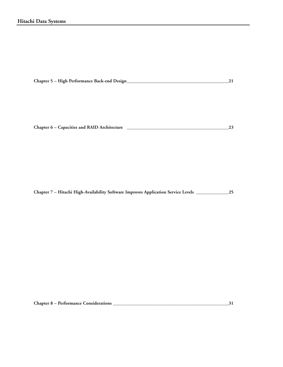 Hitachi 9900 Series User Manual | Page 5 / 80