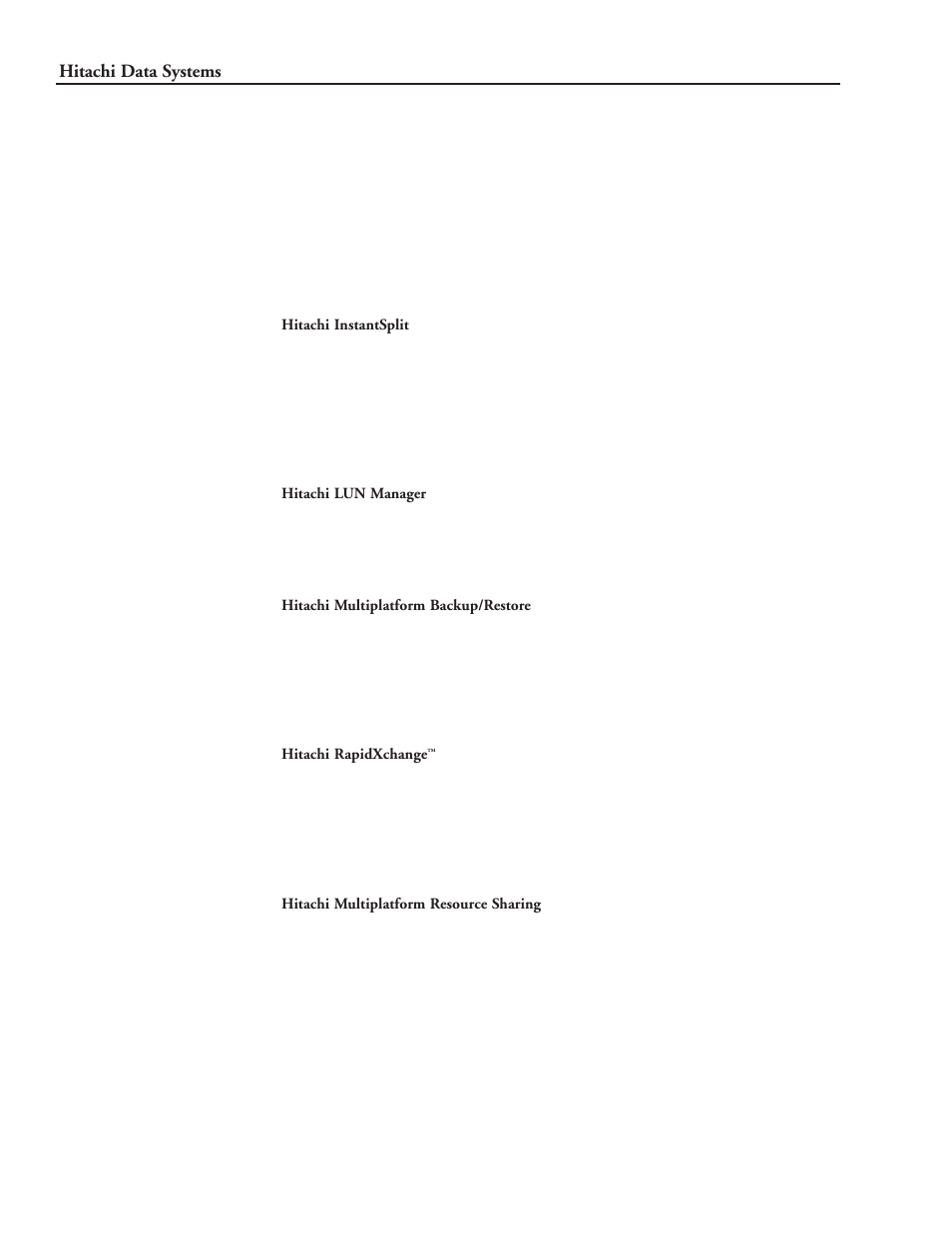 Hitachi data systems | Hitachi 9900 Series User Manual | Page 69 / 80