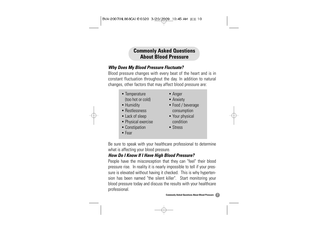 Hitachi BVA-2007 User Manual | Page 8 / 66