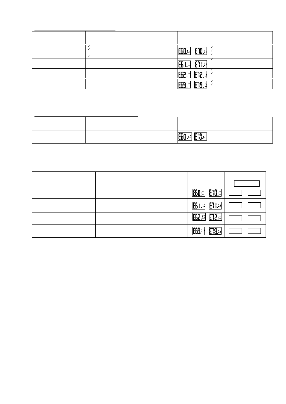 2 option error, 1 feed-back board (sj-fb), 2 digital-input option board (sj-dg) | 3 device-net option board (sj-dn), 2 option error 2.2.1 feed-back board (sj-fb), 3 device- net option board (sj-dn) | Hitachi SJ300 User Manual | Page 21 / 76