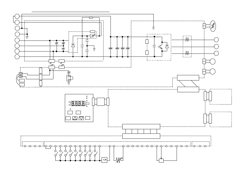 Sj300-150-220lf/l300p-185-300lf circuit diagram | Hitachi SJ300 User Manual | Page 43 / 76