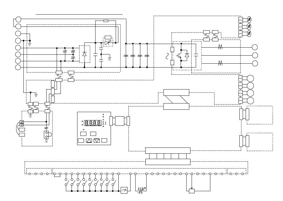Sj300-370,450lf/l300p-450,550lf circuit diagram | Hitachi SJ300 User Manual | Page 45 / 76