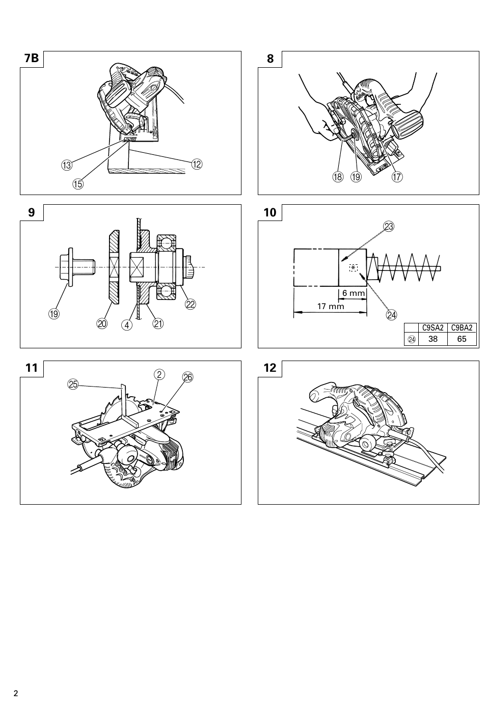 倲⁃潶敲彃㥓䄲彃桔 | Hitachi C 9SA2 User Manual | Page 3 / 18