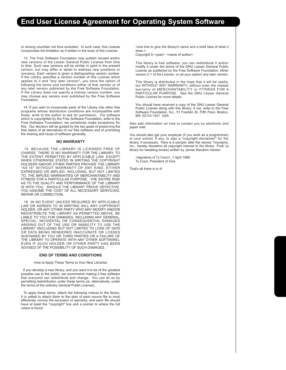 License ag reement s | Hitachi 42HDS69 User Manual | Page 75 / 80