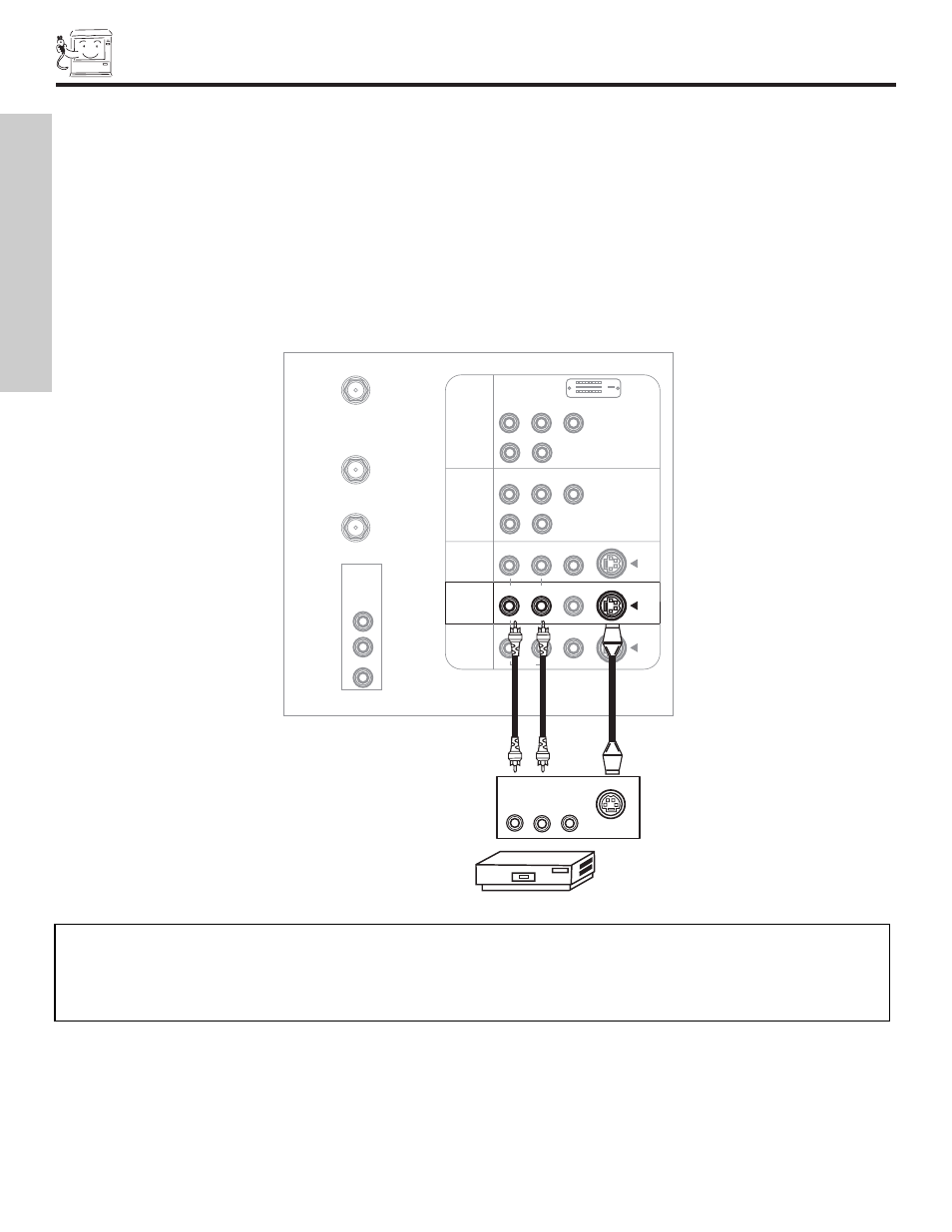 Connecting external video sources, First time use | Hitachi 51S500 User Manual | Page 16 / 72