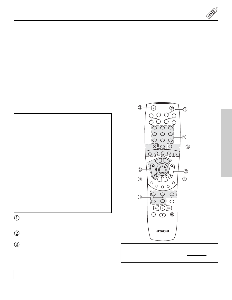 Using the remote to control cable box functions, The remote control, My cable box code is | Hitachi 51S500 User Manual | Page 31 / 72