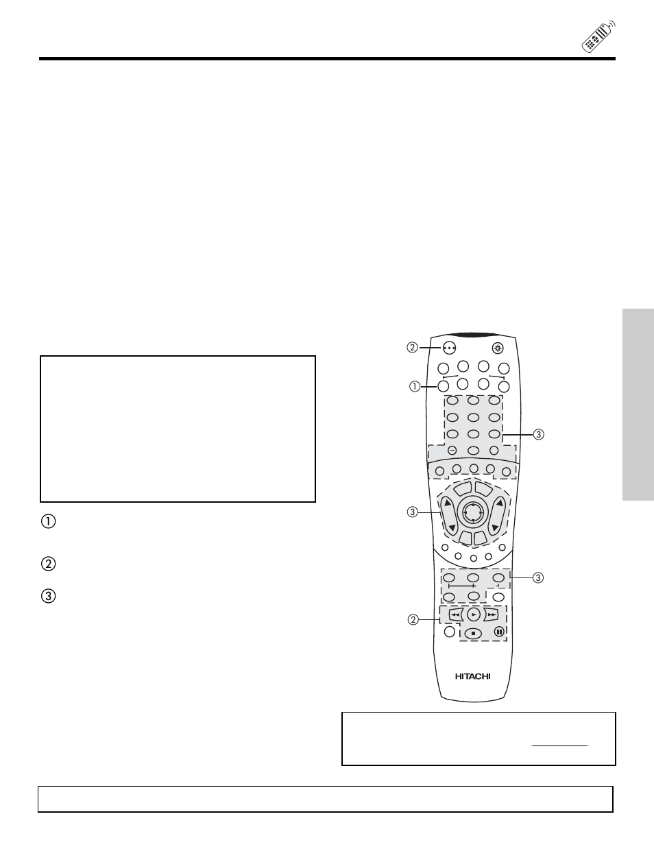 Using the remote to control dvd functions, The remote control, My dvd player code is | Hitachi 51S500 User Manual | Page 33 / 72