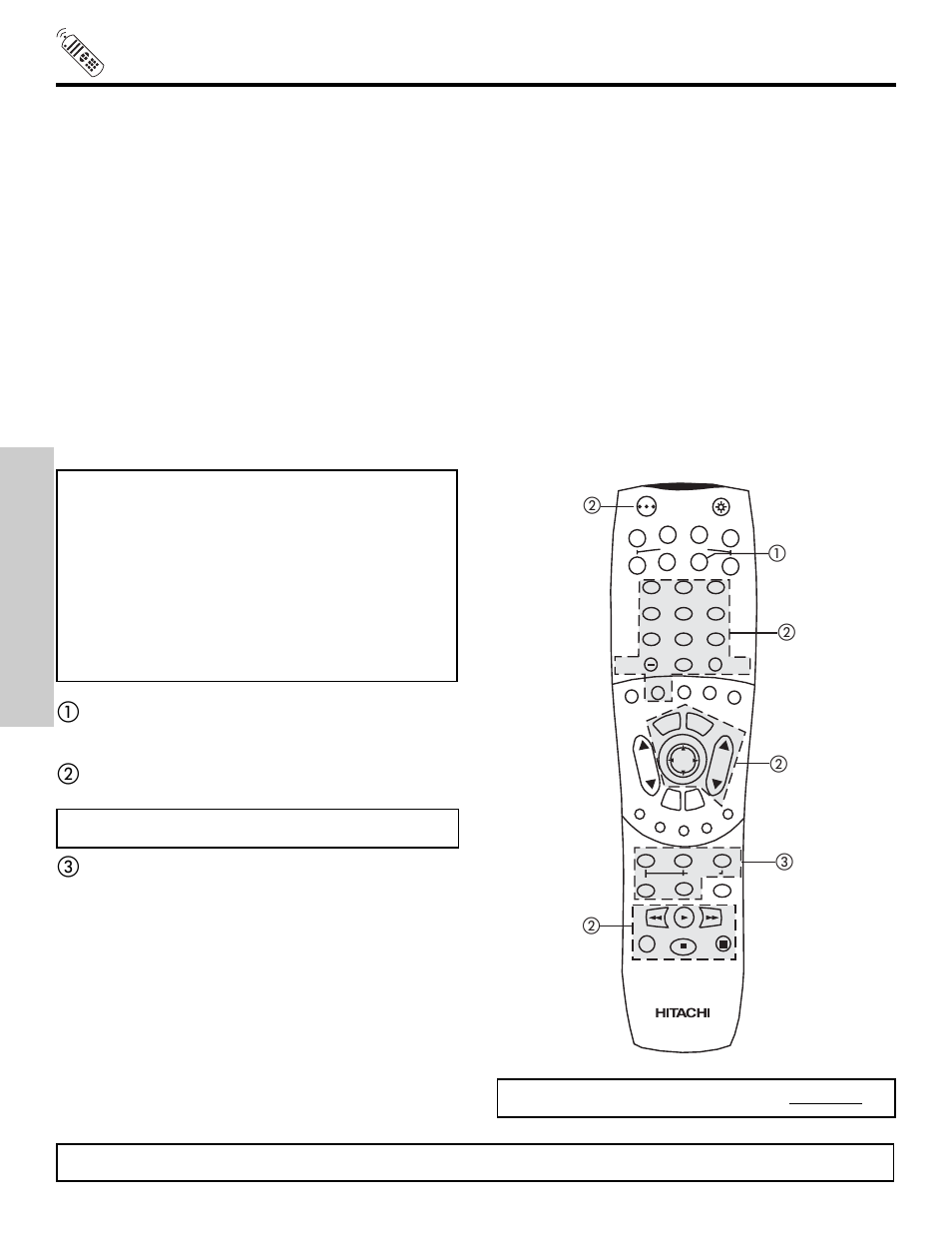 Using the remote to control pvr functions, The remote control, My pvr code is | Hitachi 51S500 User Manual | Page 34 / 72