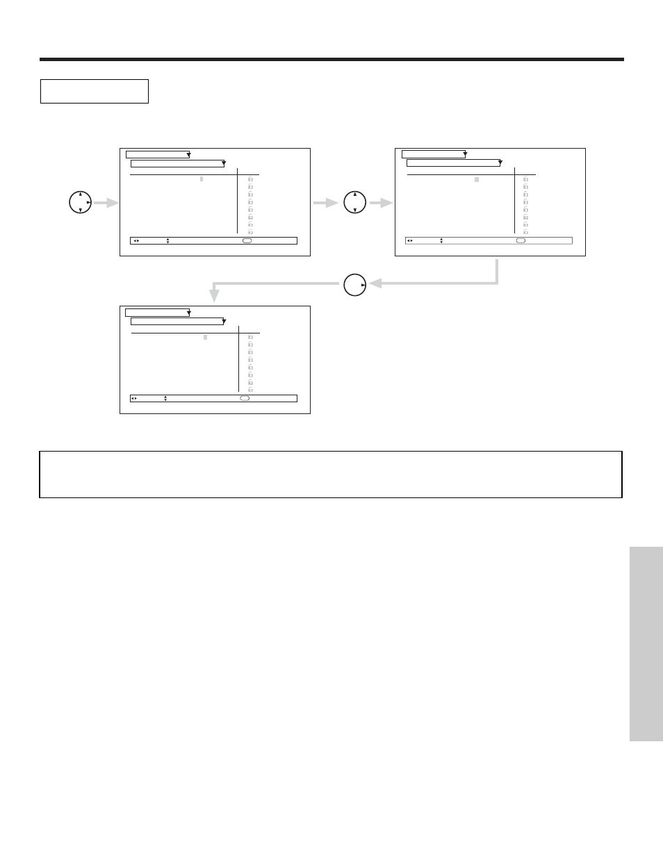 Channel manager, On-screen displa y | Hitachi 51S500 User Manual | Page 49 / 72