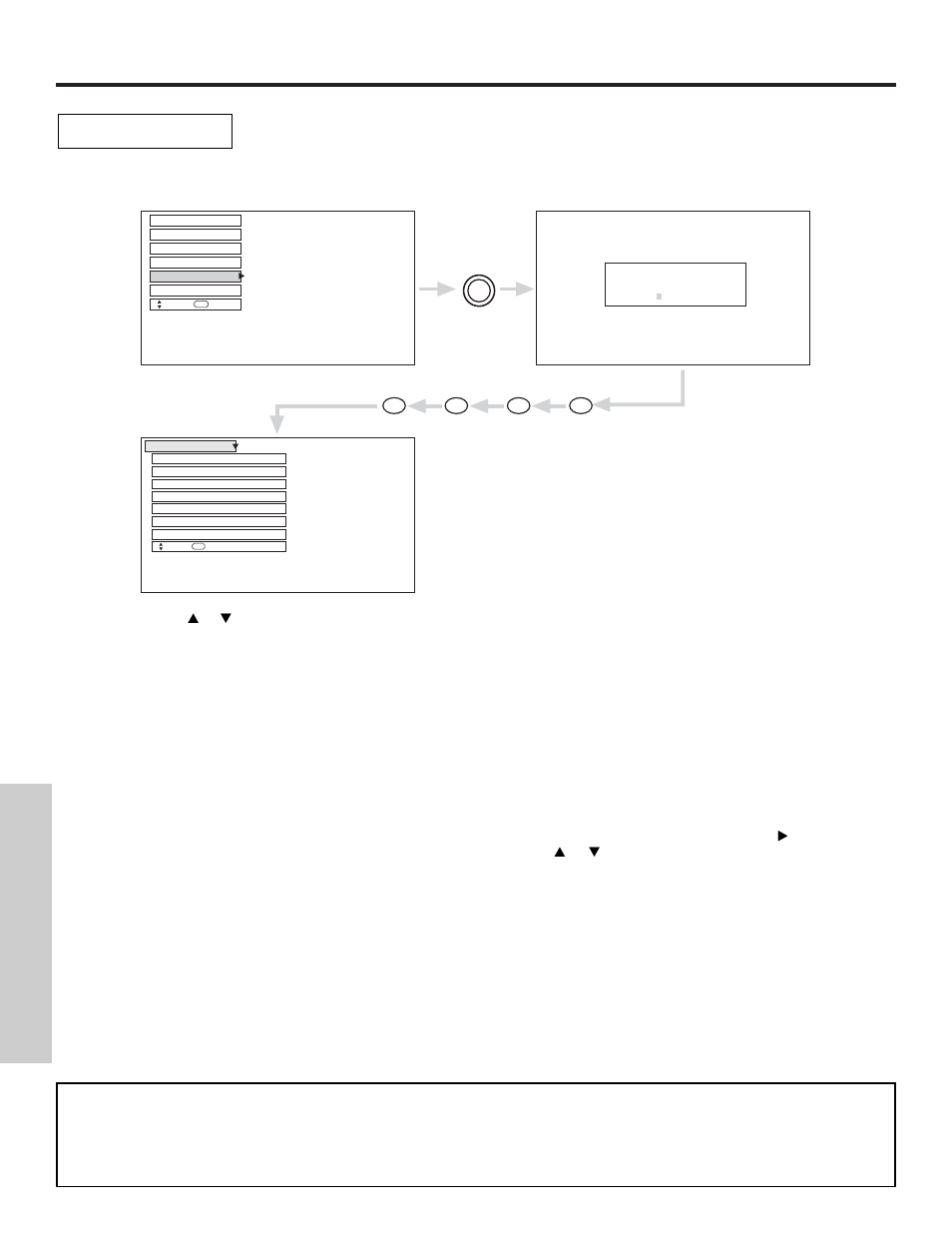 Locks, On-screen displa y | Hitachi 51S500 User Manual | Page 50 / 72