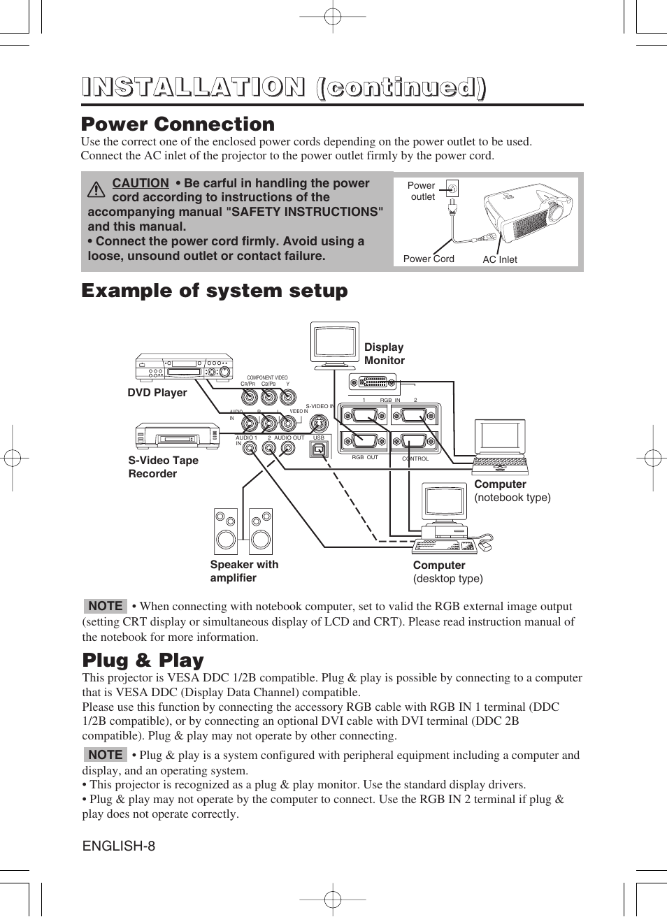 Hitachi CP-X430W User Manual | Page 10 / 40