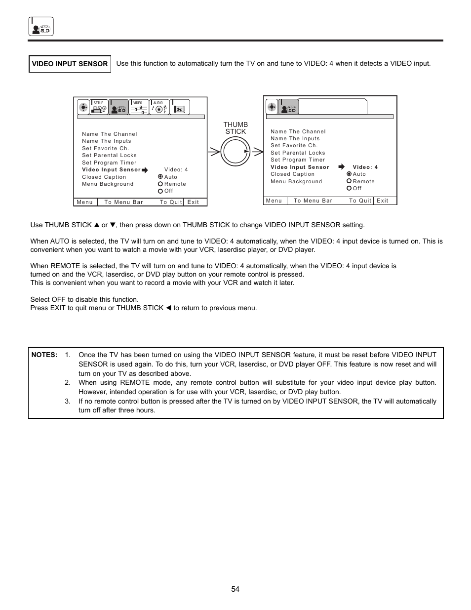 Customize | Hitachi UltraVision UWX Series 61UWX10B User Manual | Page 54 / 76