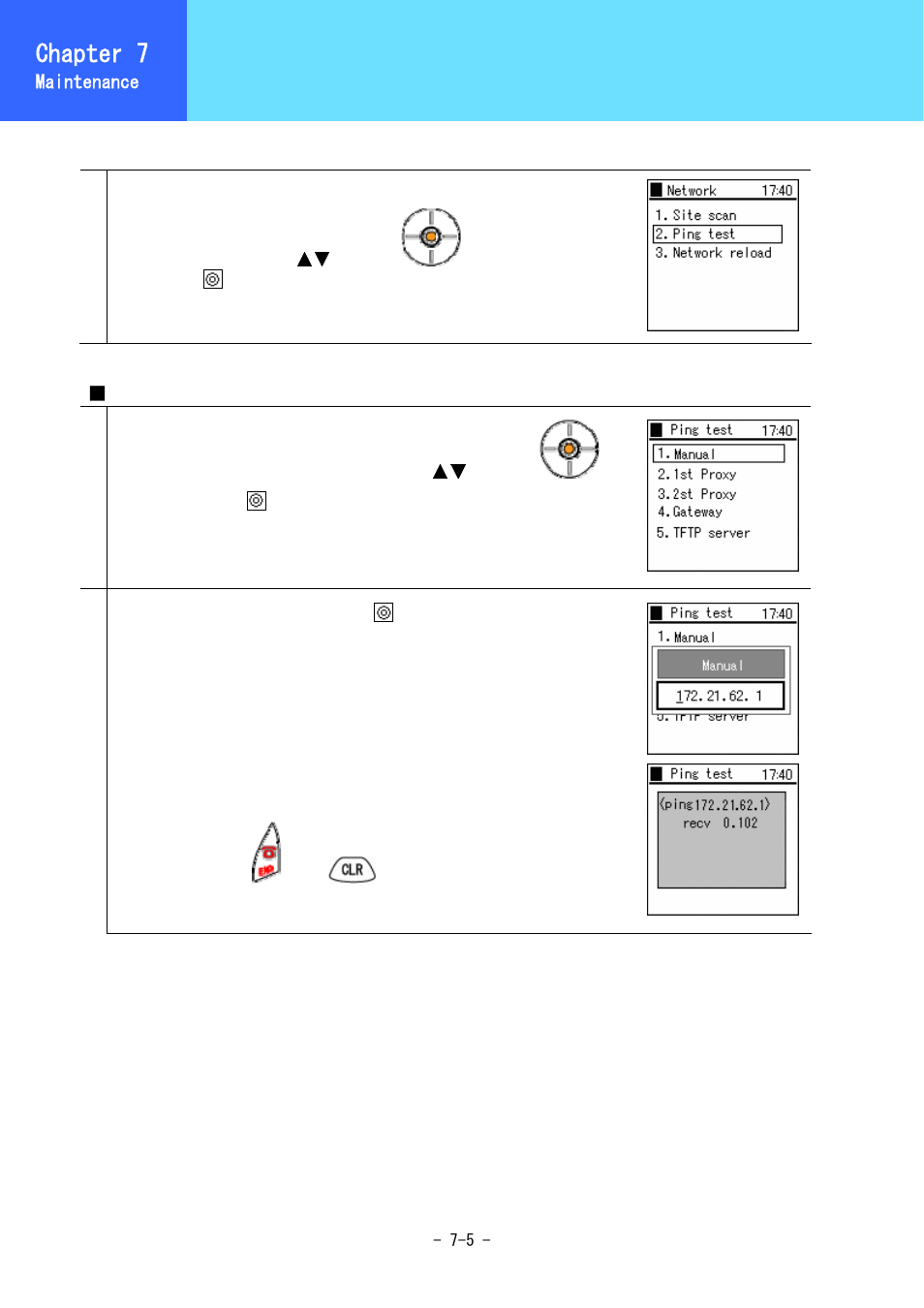 Ping, Chapter 7 | Hitachi 5000 User Manual | Page 107 / 132