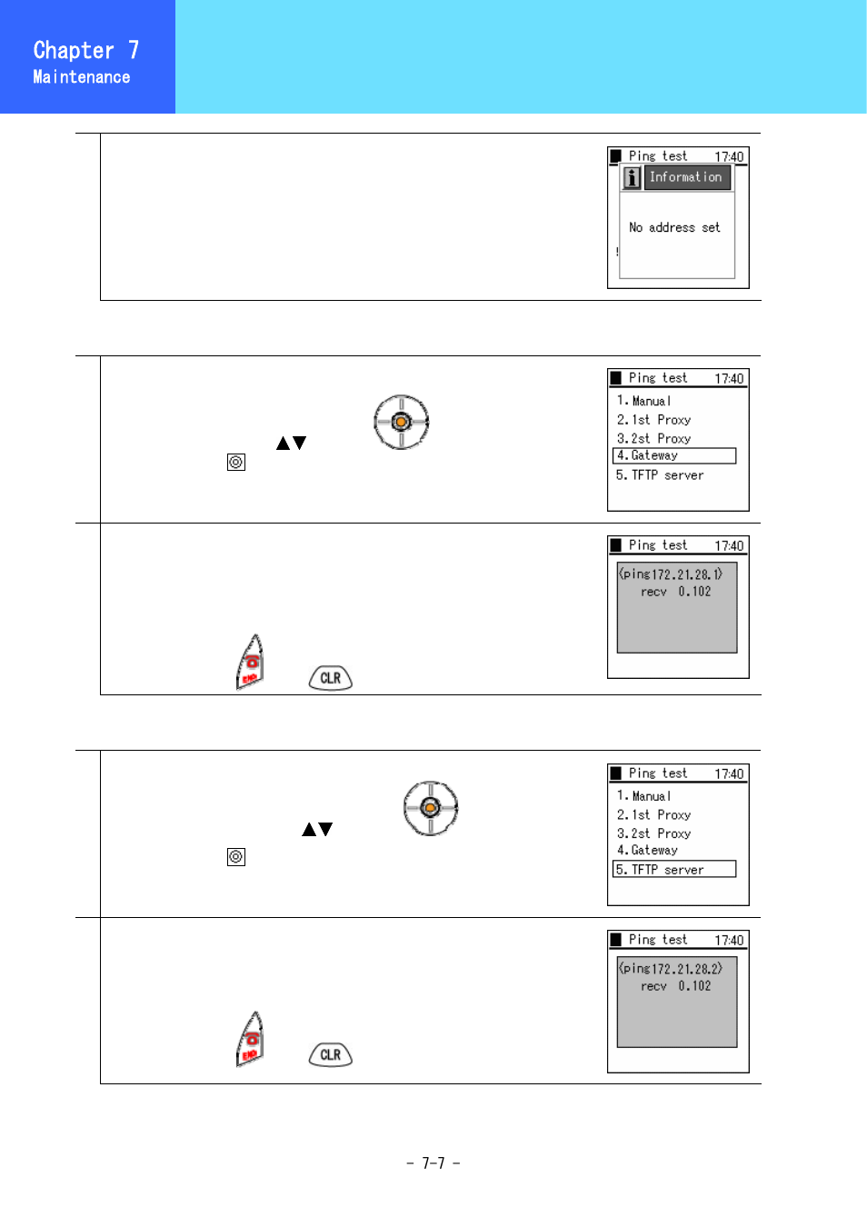 Ping, Chapter 7 | Hitachi 5000 User Manual | Page 109 / 132