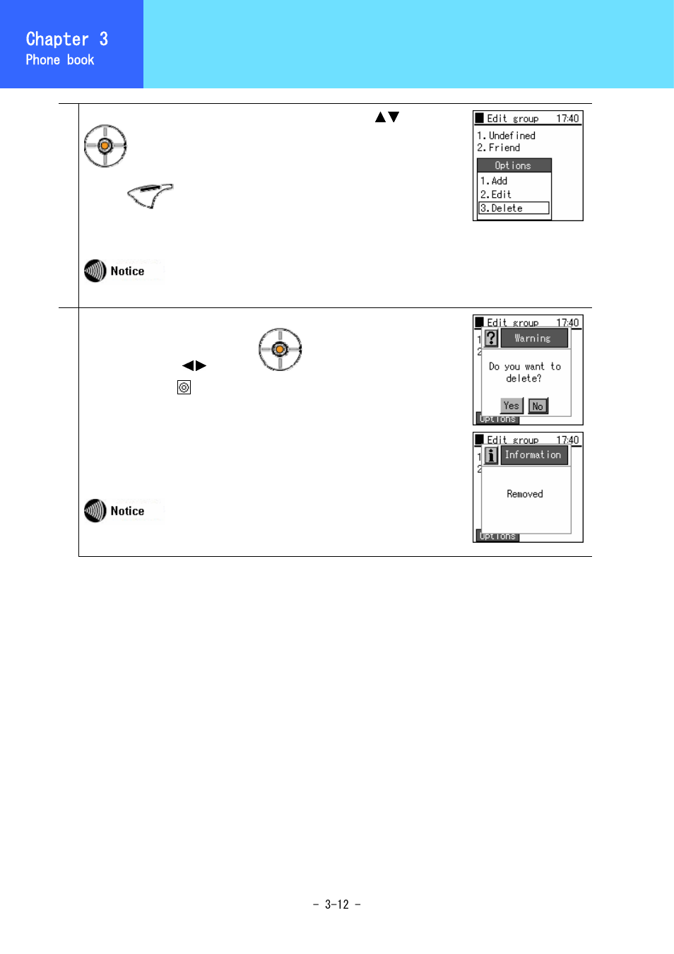 Group management, Chapter 3 | Hitachi 5000 User Manual | Page 50 / 132