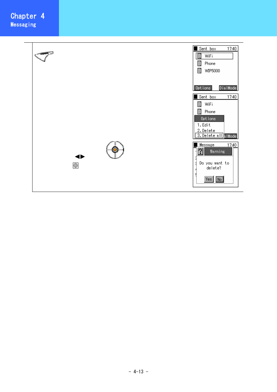 Outbox, Chapter 3, Chapter 4 | Hitachi 5000 User Manual | Page 66 / 132