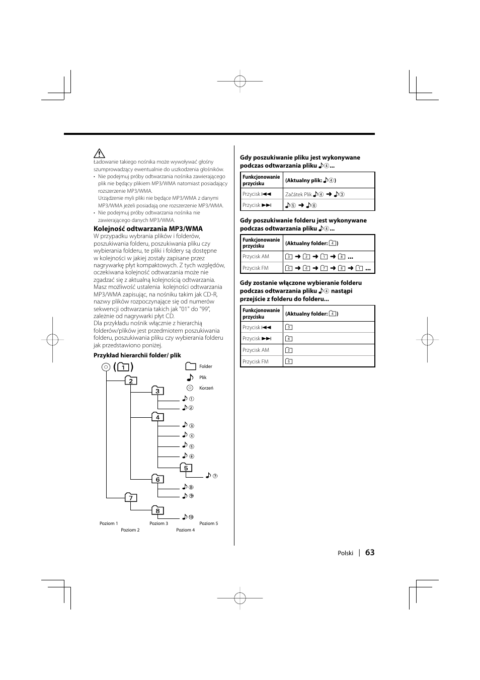 Kenwood KDC-W427 User Manual | Page 63 / 88