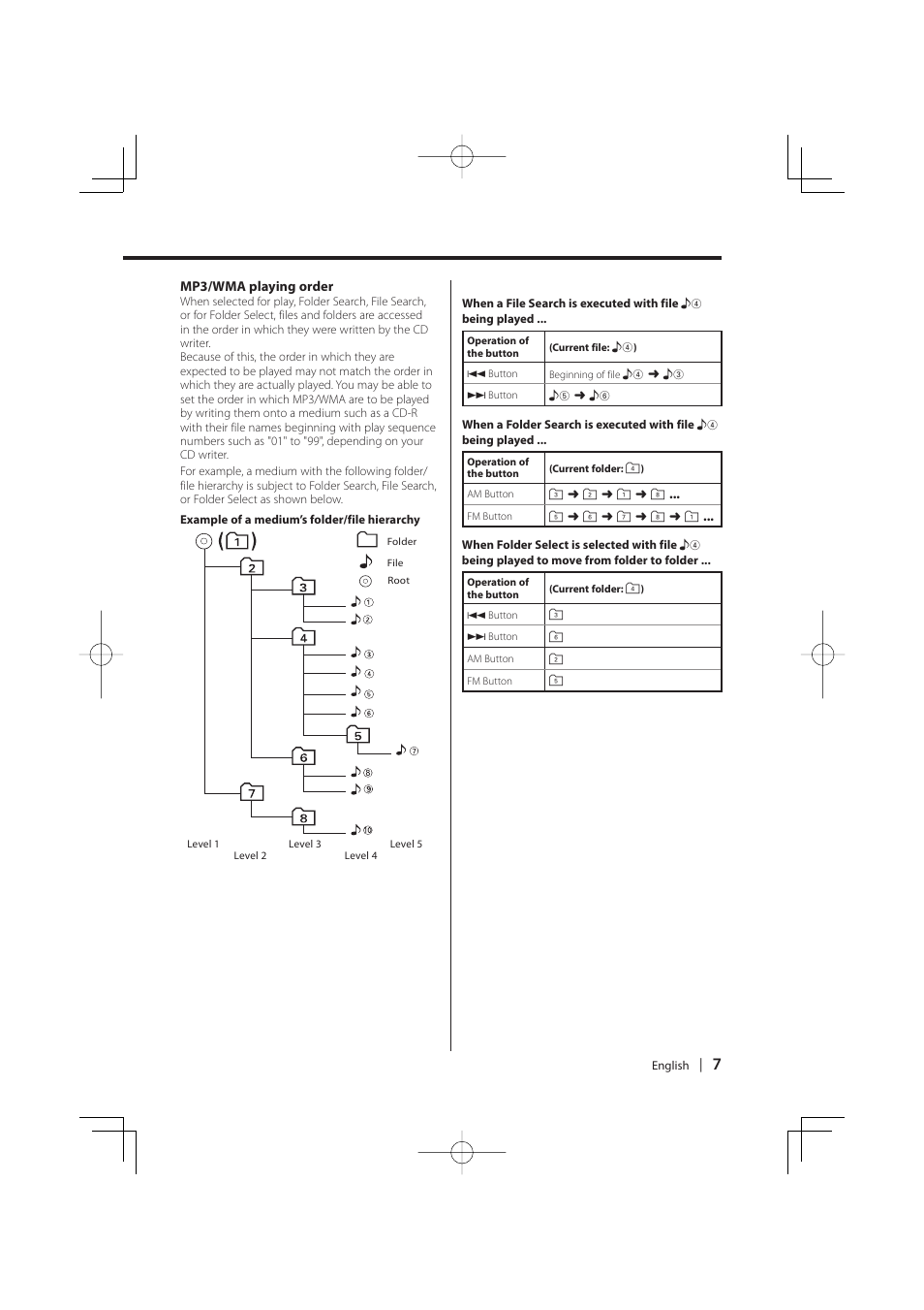 Kenwood KDC-W427 User Manual | Page 7 / 88