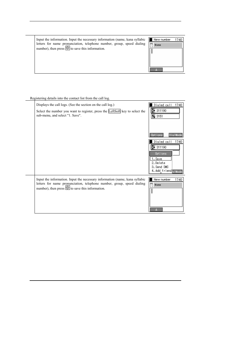4 registration from a call log, Registration from a call log | Hitachi WIRELESSIP TD61-2472A User Manual | Page 15 / 88