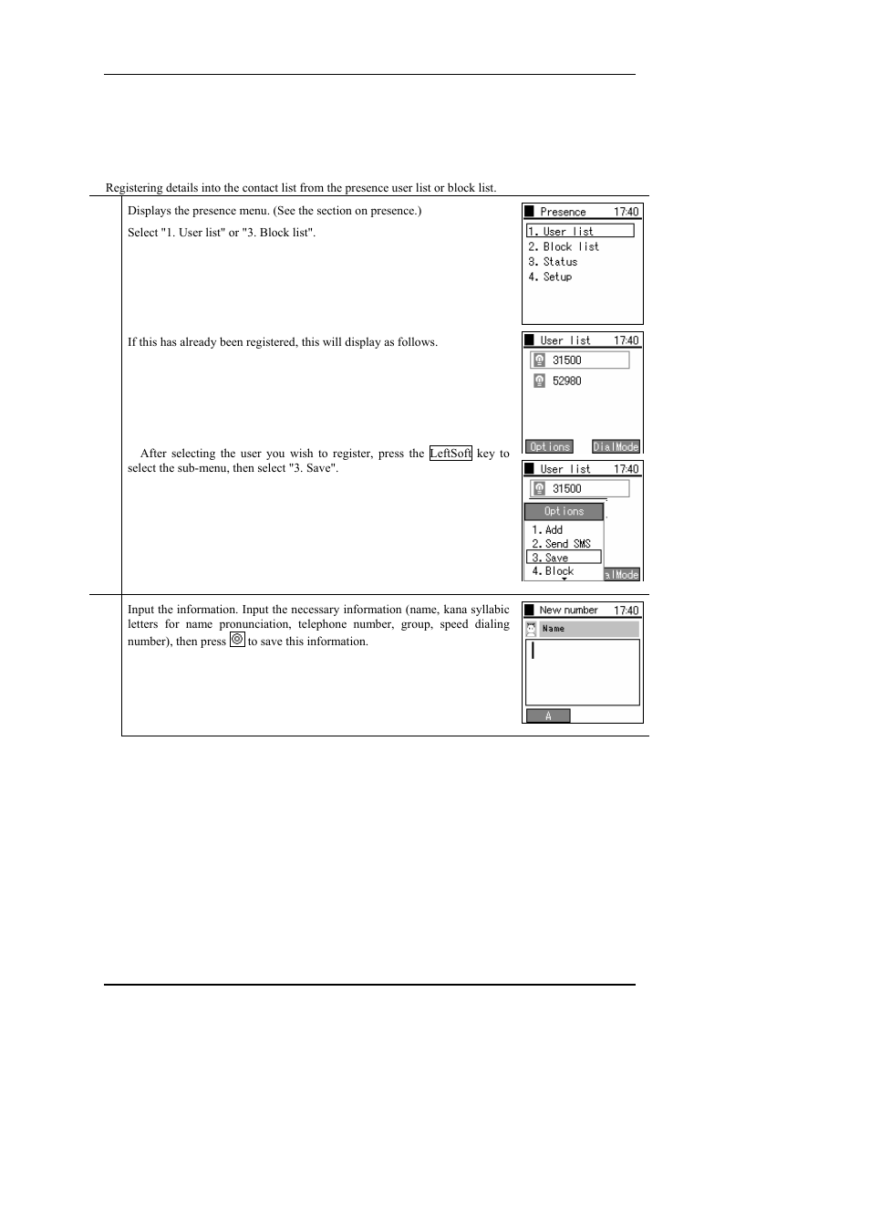 6 registration from presence, Registration from presence | Hitachi WIRELESSIP TD61-2472A User Manual | Page 17 / 88