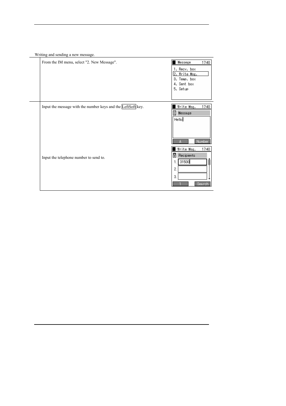 2 new message, New message | Hitachi WIRELESSIP TD61-2472A User Manual | Page 29 / 88