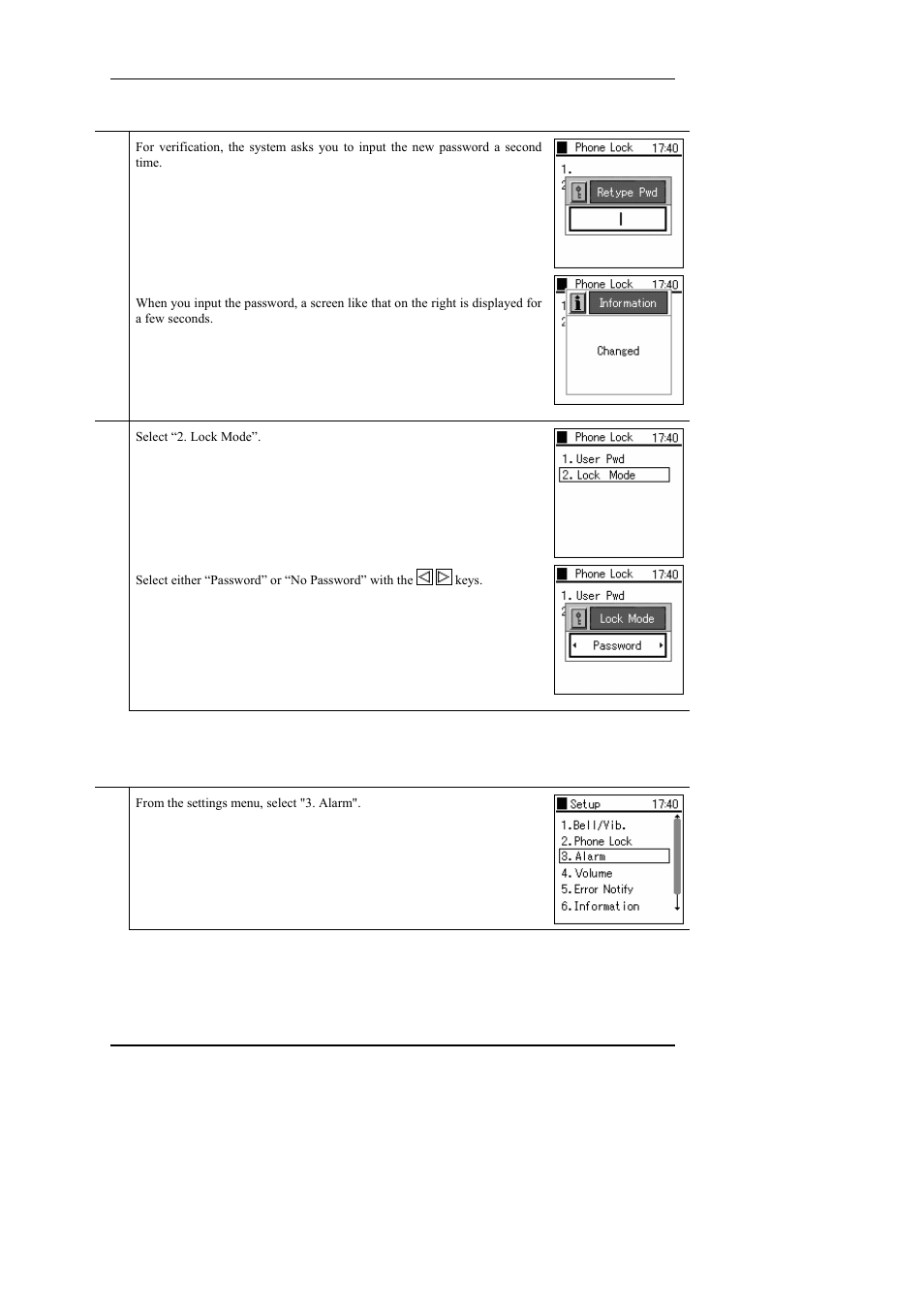 3 alarm, Alarm | Hitachi WIRELESSIP TD61-2472A User Manual | Page 57 / 88