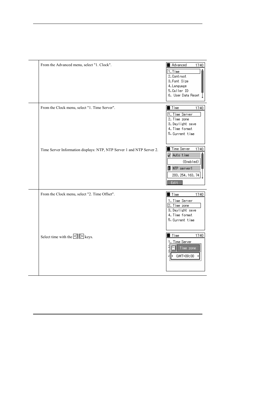 1 time, Time | Hitachi WIRELESSIP TD61-2472A User Manual | Page 63 / 88