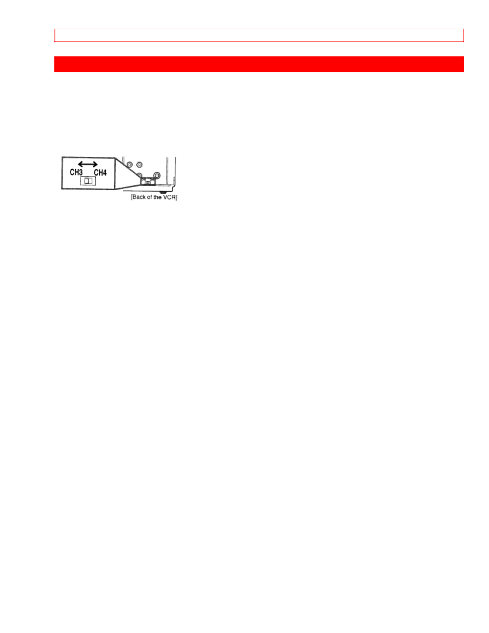 Setting the ch3/ch4 switch | Hitachi VT-MX431A User Manual | Page 25 / 73