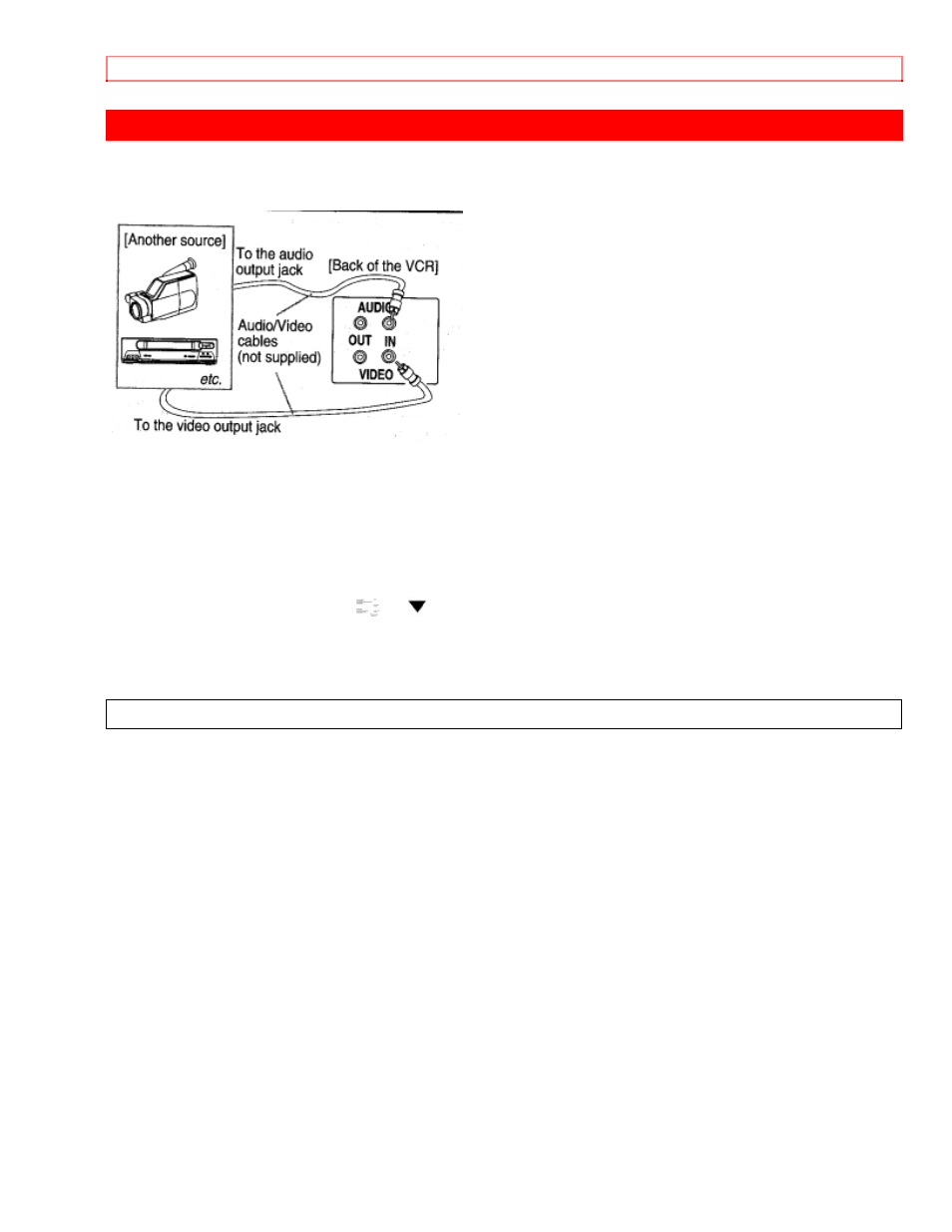 Connecting to input jacks, Input select | Hitachi VT-MX431A User Manual | Page 26 / 73