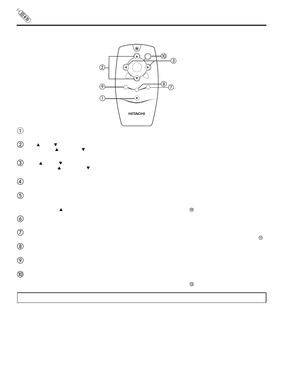 The simple remote control | Hitachi 65TWX20B User Manual | Page 36 / 72