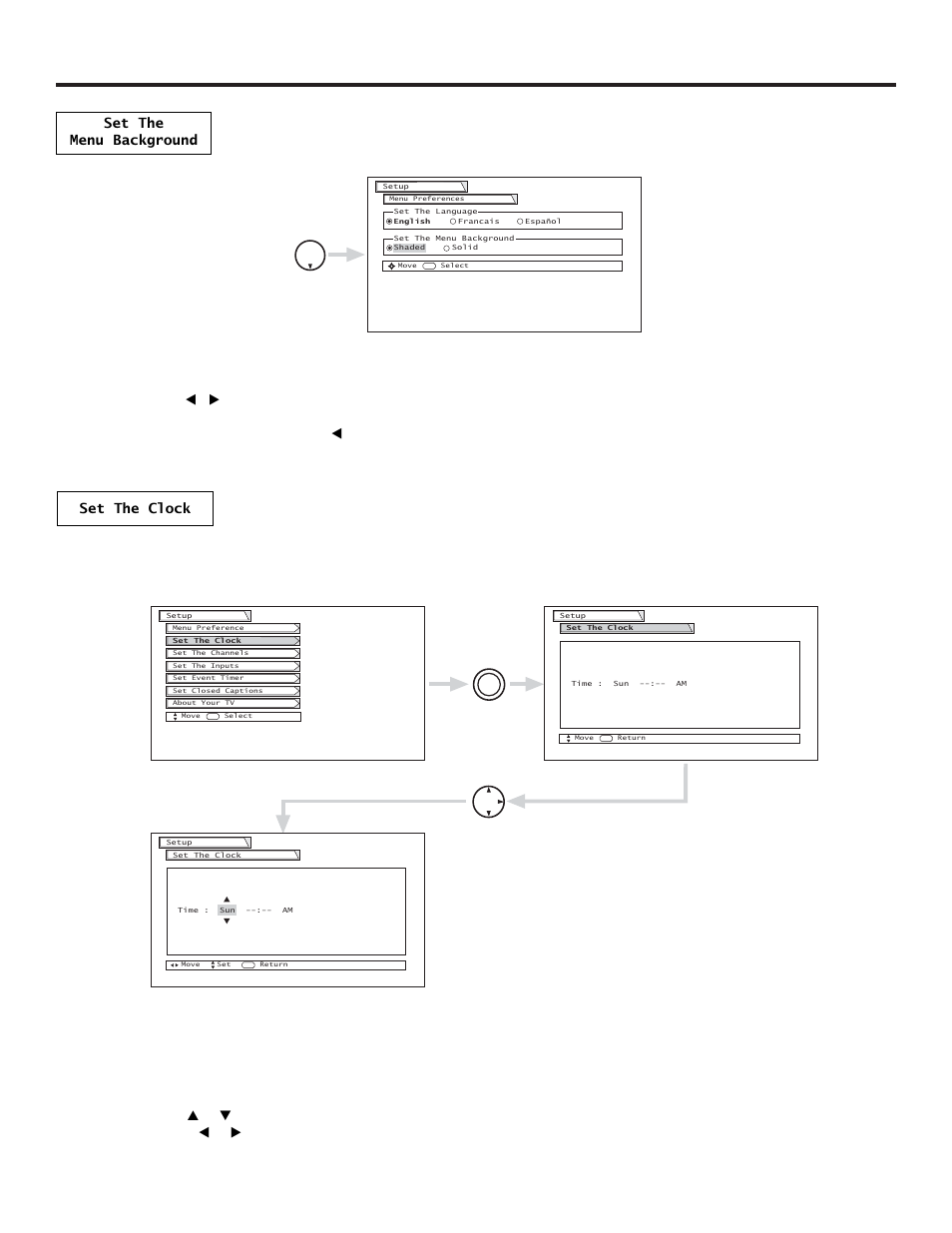 Setup | Hitachi 65TWX20B User Manual | Page 56 / 72