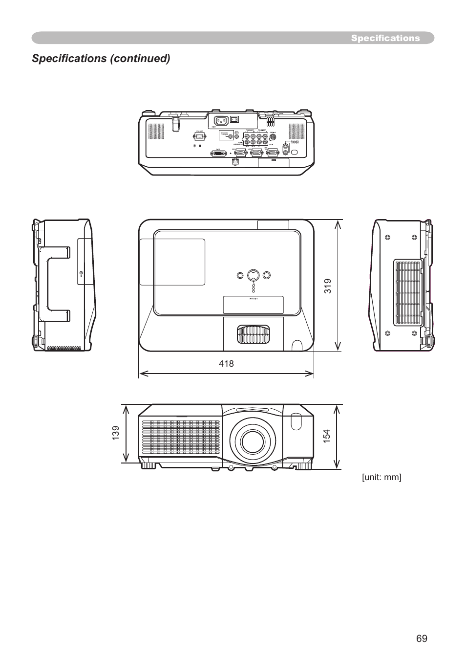 Hitachi CP-X505 User Manual | Page 69 / 69