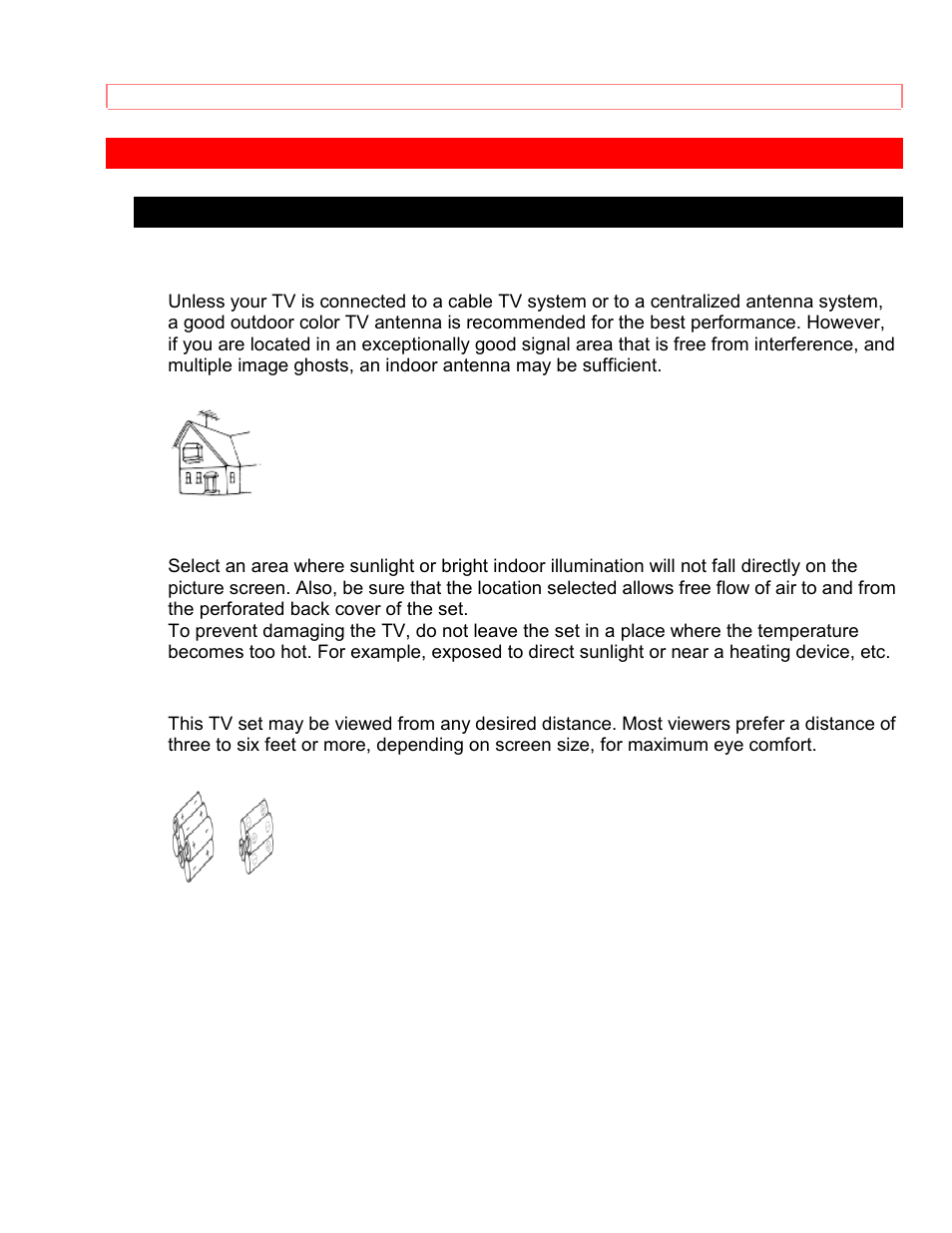Before operating your tv set, Installation | Hitachi 35TX59K User Manual | Page 12 / 58