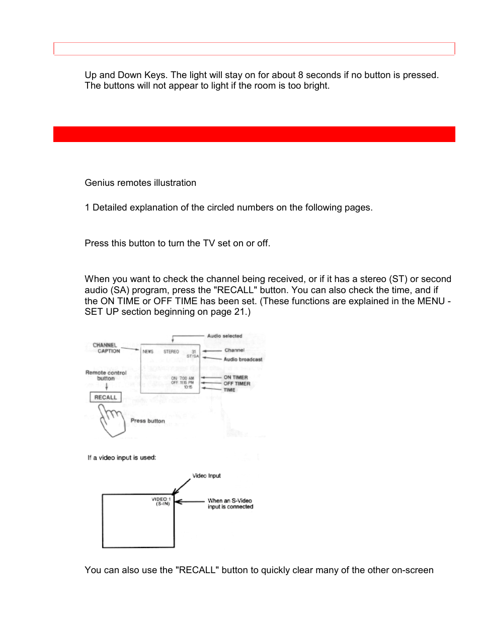 How to use the genius remote to control your t.v | Hitachi 35TX59K User Manual | Page 24 / 58