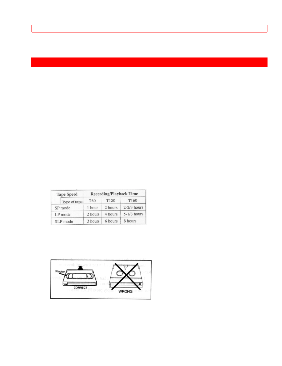 Video cassette | Hitachi VT-MX211A User Manual | Page 11 / 54