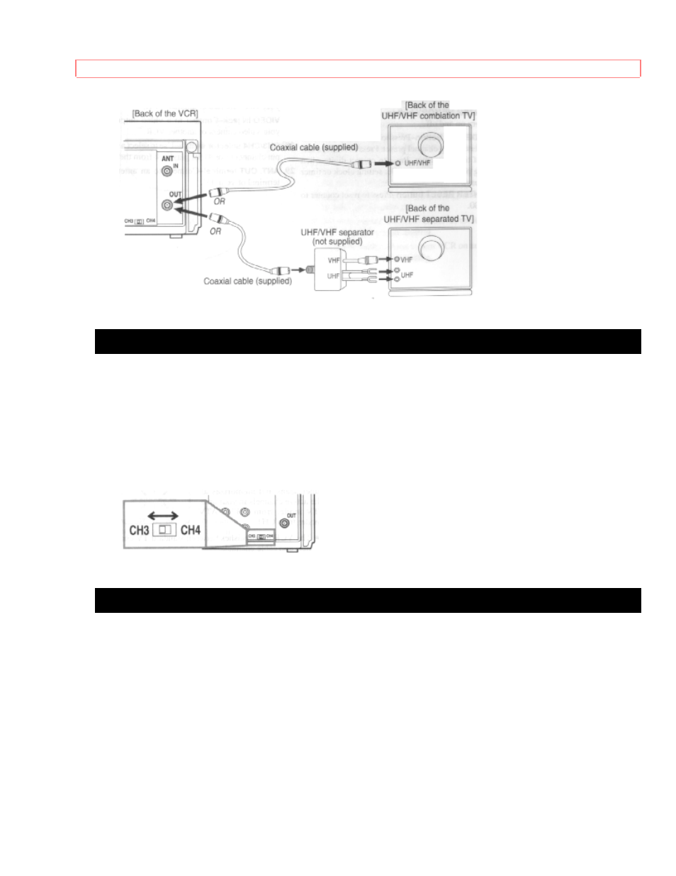 Setting a video channel a/v terminals | Hitachi VT-MX211A User Manual | Page 16 / 54