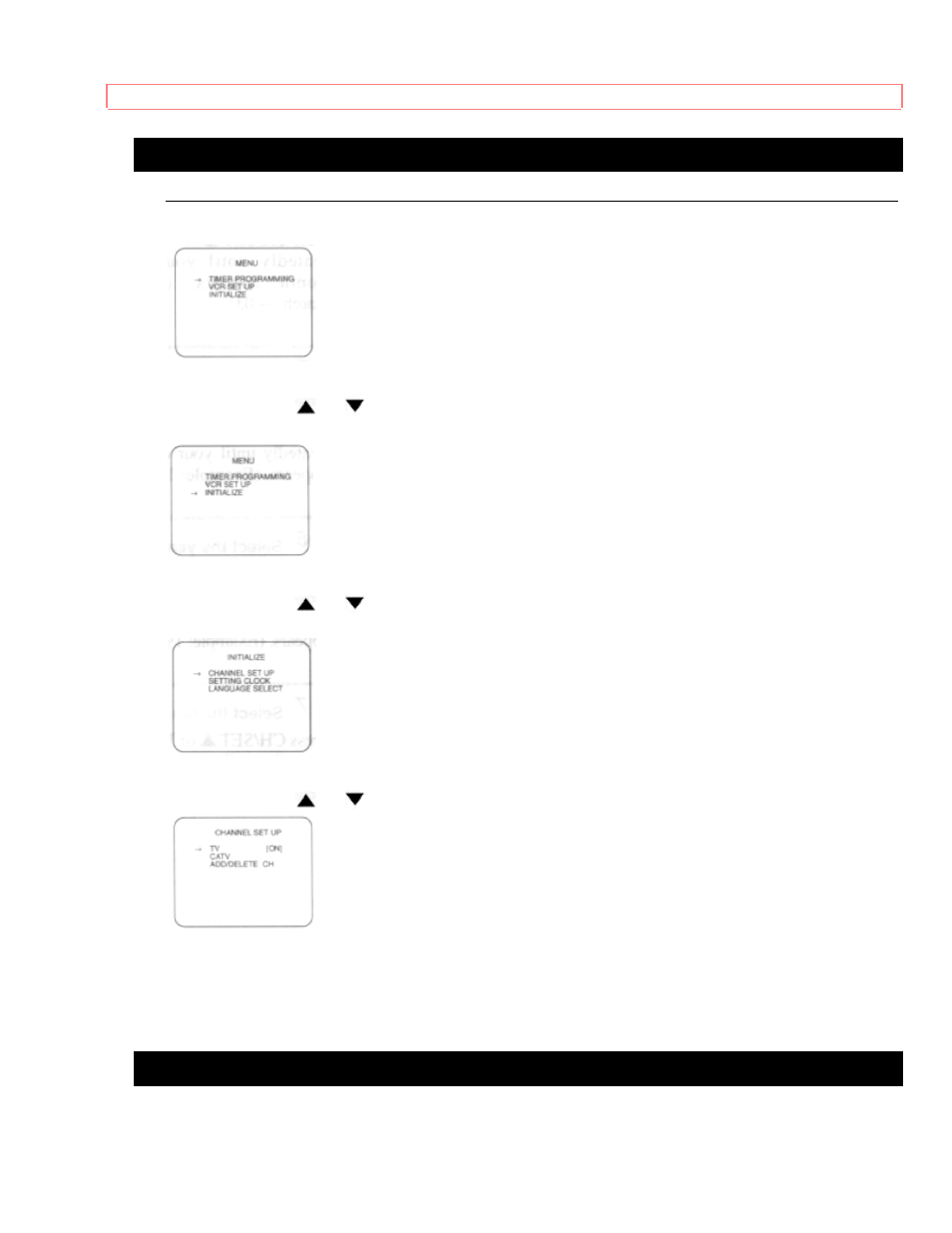 Channel preset again setting the clock | Hitachi VT-MX211A User Manual | Page 23 / 54