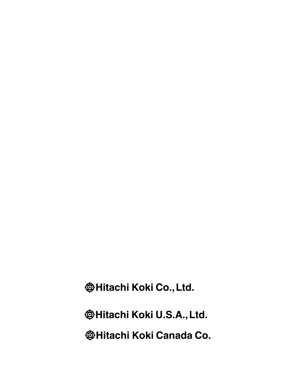 Hitachi CB 13F User Manual | Page 28 / 28