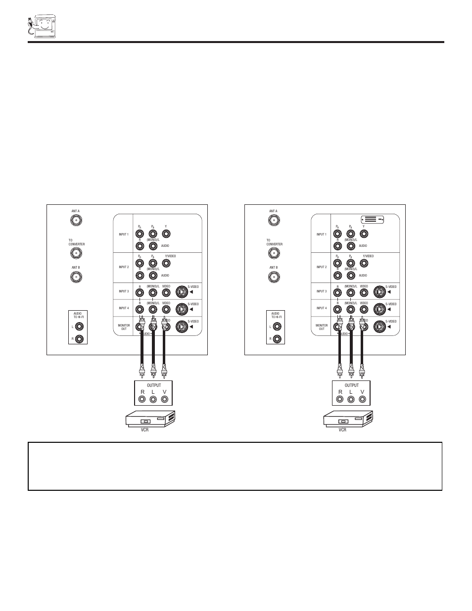 Connecting external video sources | Hitachi 57UWX20B  EU User Manual | Page 16 / 64