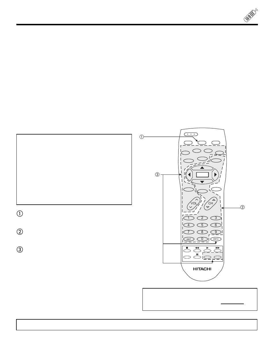 My cable/satellite box code is | Hitachi 57UWX20B  EU User Manual | Page 29 / 64