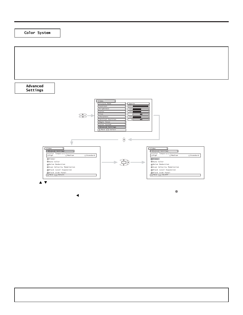 Video | Hitachi 57UWX20B  EU User Manual | Page 38 / 64